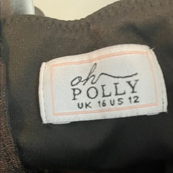 Oh Polly Black Strapless Dress - Picture 2 of 9